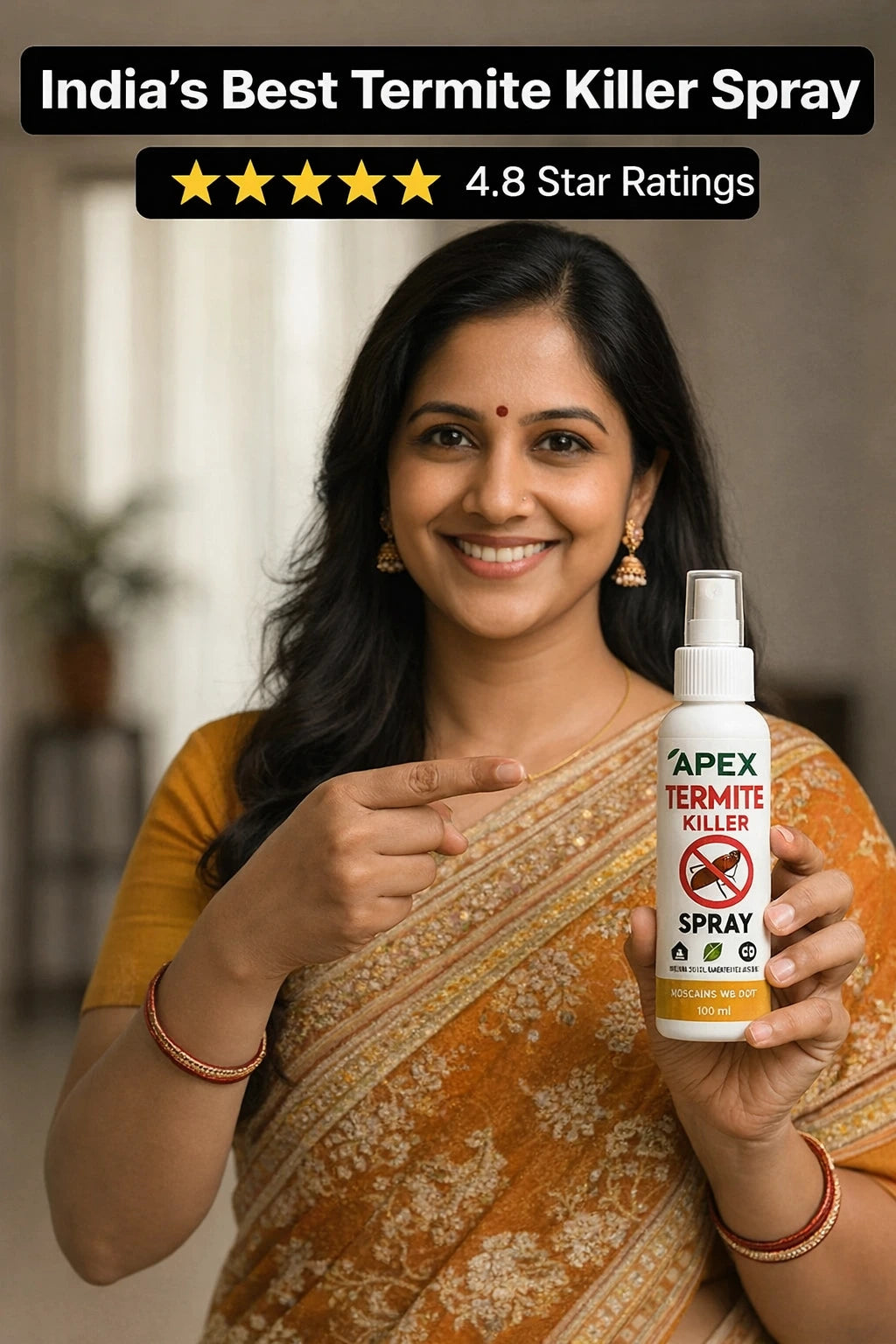 🔥 India's #1 Termite Killer Spray - Buy 1 Get 2 Free + 50% Off l Offer Ends Soon 🔥