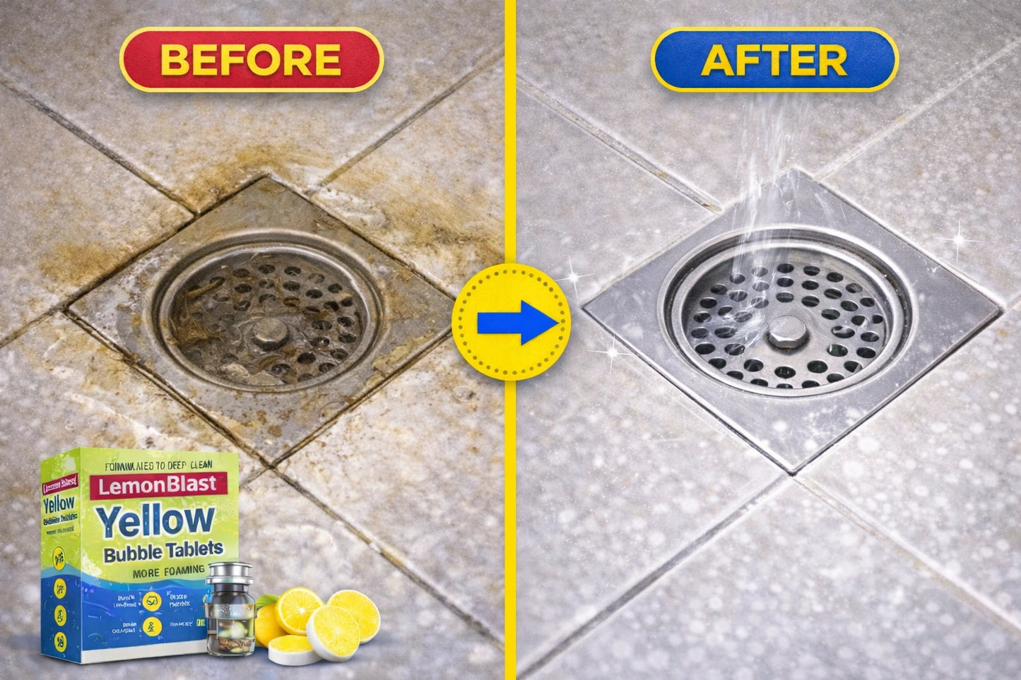 LemonBlast Yellow Bubble Tablets (24 Pcs) +50% Off I Flash Deal