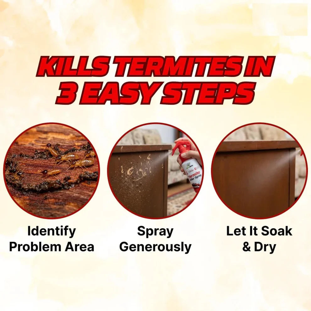 🔥 India's #1 Termite Killer Spray - Buy 1 Get 2 Free + 50% Off l Offer Ends Soon 🔥